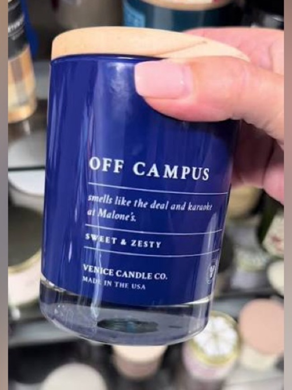 VIRAL OFF CAMPUS CANDLE